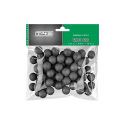 BILLES CAOUTCHOUC CAL.68 NOYEAU ACIER X50