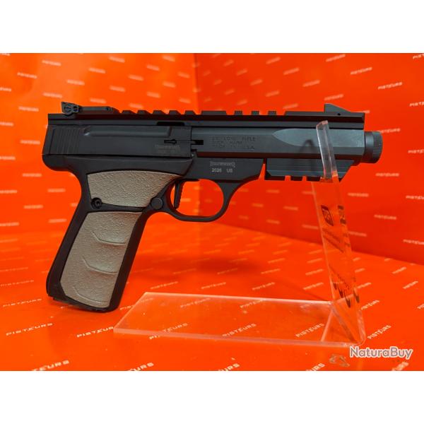 Pistolet BROWNING Buck Mark MICRO CONTOUR Tactical UFX FDE calibre 22 Lr