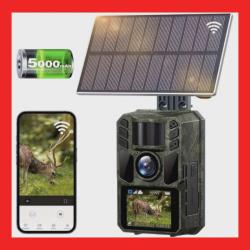 Cam&eacute;ra de Chasse 4k solaire