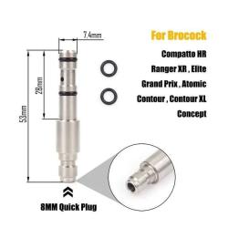 raccord de remplissage sonde de charge carabine PCP diam&egrave;tre 7.4mm pour carabine Brocock (H)