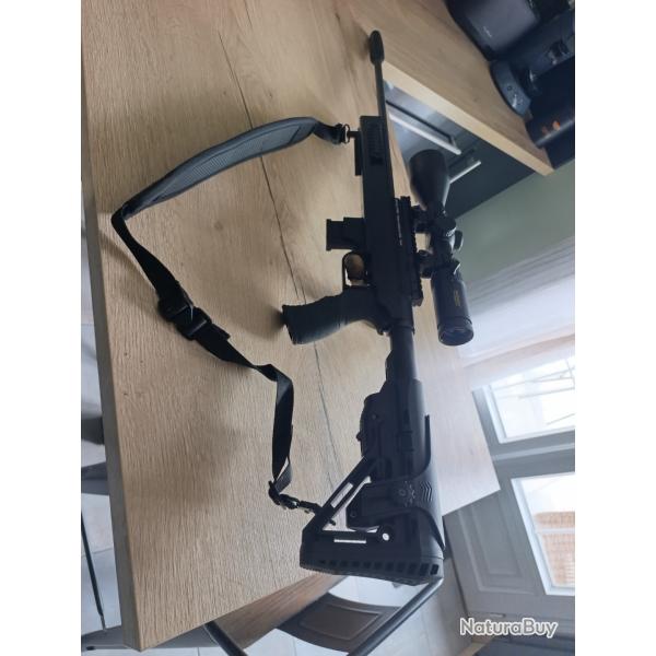 Vends carabine ISSC 17 HMR avec lunette affut comme neuve