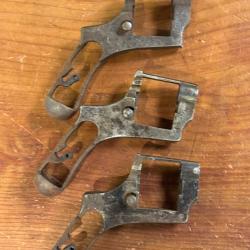 3 carcasses nues de revolver bodeo italien