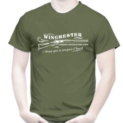 T-SHIRT WINCHESTER Carabine a levier de sous garde - .44 WCF culte calibre .44-40 Far West Western