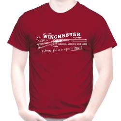 T-SHIRT WINCHESTER Carabine a levier de sous garde - .44 WCF culte Far West Western calibre .44-40