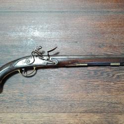 Pistolet r&eacute;glementaire de cavalerie et dragons fran&ccedil;ais - mod&egrave;le 1733-1734 - pour Officier - TBE