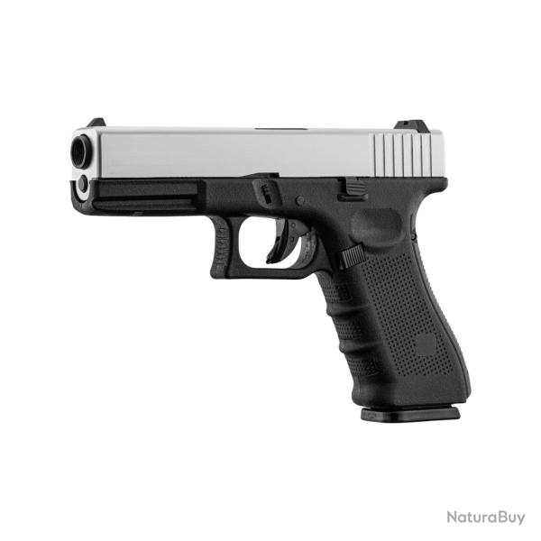 Pistolet airsoft Glock 17 r�plique GBB EU7 noir et silver - Airsoft