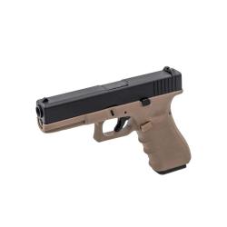 R&eacute;plique Glock 17 EU7 RAVEN airsoft gaz, Pistolet GBB semi-automatique