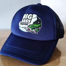 Casquette p&ecirc;cheur motif Big Bass T: L/XL
