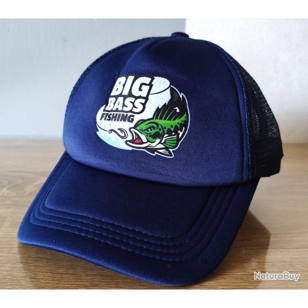 Casquette p�cheur motif Big Bass T: L/XL