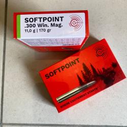 Vends munition 300wmag GECO 170gr Softpoint ( VENDU PAR LOT de 2 BOITES)