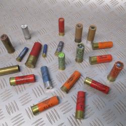 Environ 14kg de munition lisse de collection!!! &agrave; 1 euros sans prix de r&eacute;serve!!!