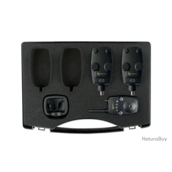 Pack d�tecteurs CARP SPIRIT HD3 ALARM X2 + HDR3