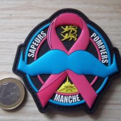 &eacute;cusson sapeurs pompiers Manche Normandie insigne