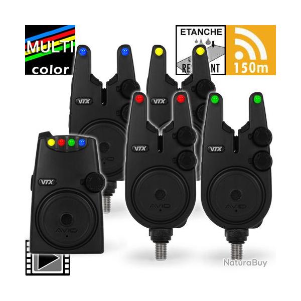 Coffret Centrale 4 D�tecteurs Avid Carp VTX