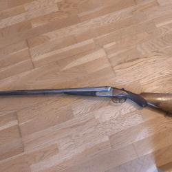 Fusil de chasse Juxtapos&eacute; GATIMEL Armurier Marseillais calibre 12/65