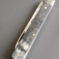 ANCIEN COUTEAU GARONNAIS, PRADEL, THIERS, manche en corne, XX&egrave;me.