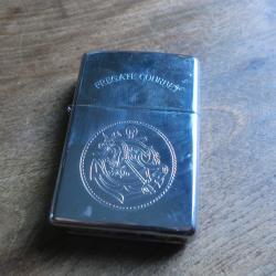 briquet  essence zippo fregate courbet  marine militaire  bradford P.A mad in usa