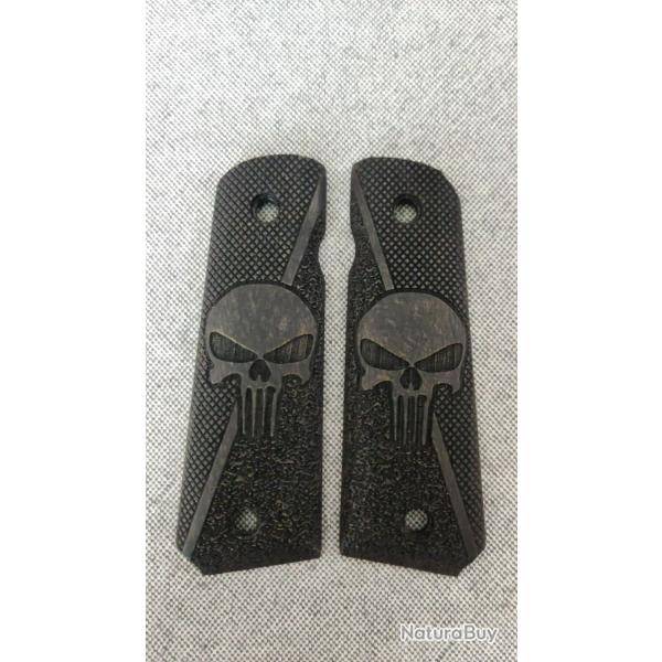 PLAQUETTES COLT 1911 PUNISCHER BOIS