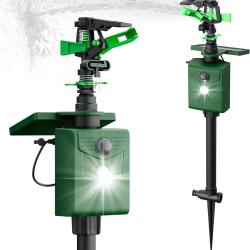 Repulsif Exterieur a Jet d Eau et Lumiere Flash Solaire LIVRAISON OFFERTE
