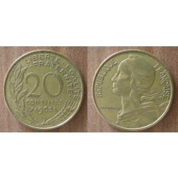 France 20 Centimes 1963 Lagriffoul Piece Franc Centime Francs