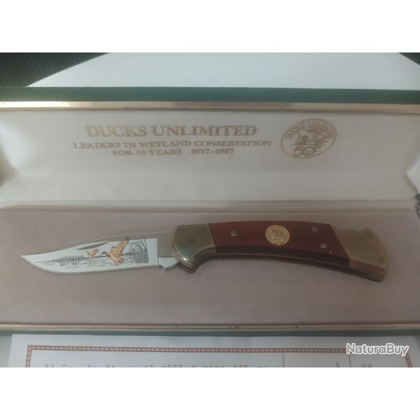 Magnifique coffret couteau pliant buck