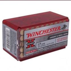 1 Boite de 50 balles Winchester cal 17 HMR Super X 20gr JHP