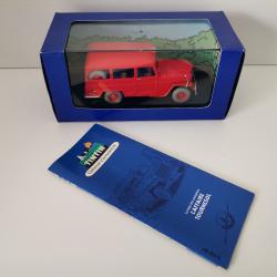 La Jeep Willys-Overland des pompiers L'Affaire Tournesol Tintin