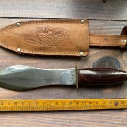 ANCIEN COUTEAU POIGNARD "JAWS / TAIWAN" VINTAGE / TYPE "&Agrave; LANCER" TBE