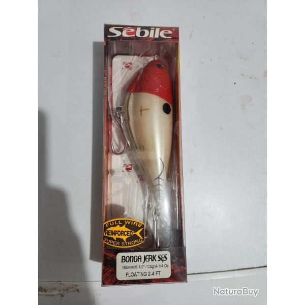 Leurre p�che mer sebile bonga jerk S&S 165mm 125g vintage