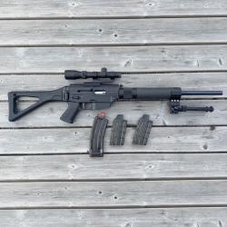 OCCASION - SIG SAUER 522 Target Carabine Semi Automatique 22LR  - 3 chargeurs - Bipied - Lunette