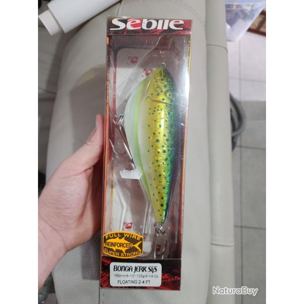 Leurre p�che mer sebile bonga jerk S&S 165mm 125g