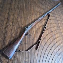 FUSIL JUXTAPOS&Eacute;S A PERCUSSION &agrave; restaurer