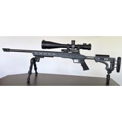 Pack CZ 457 Precision SDS Military .22 LR + lunette Vector Optics 46x60 + bipied Accu-Tac + monopod