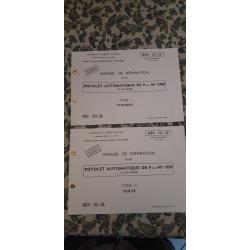MAT 1151 Manuel de r&eacute;paration pour PA MAC 50 Arm&eacute;e Fran&ccedil;aise TIR TAR