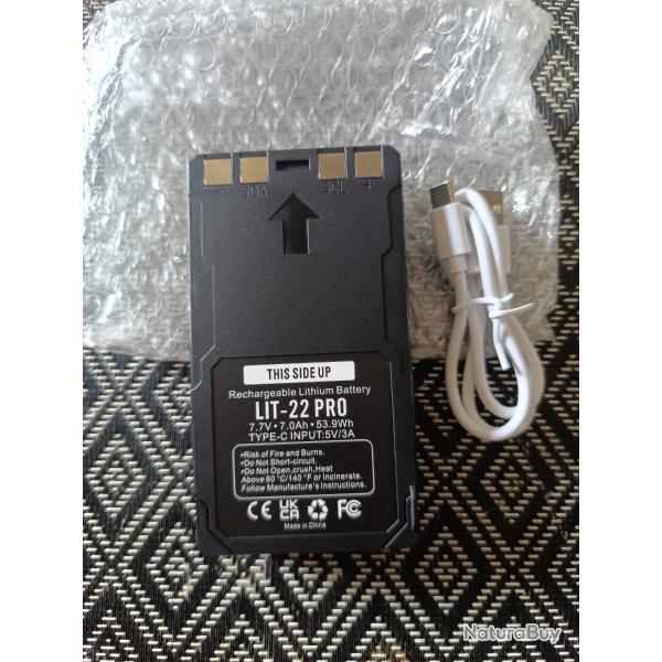 Batterie lit 22 adaptable pour spypoint