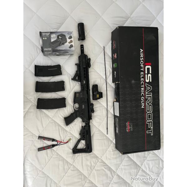 ICS CXP-HOG BK AEG noir fusil d'assaut m�tal