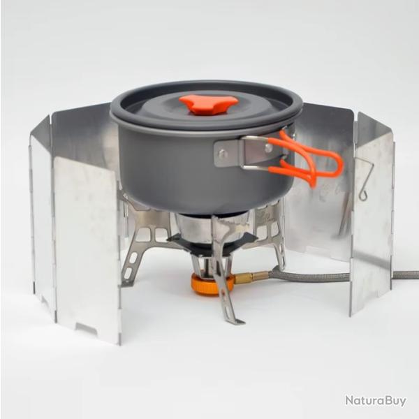 Pare Vent Mini Rechaud Gaz FlameGuard