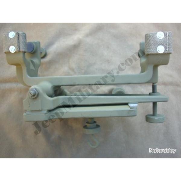 Chevalet de pointage fusil Mas 46 post US WW2 Jeep willys Ford M201 Dodge militaria