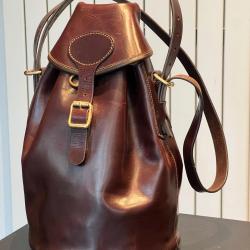 Sac &agrave; cartouches en cuir Rey Pavon, &eacute;tat neuf