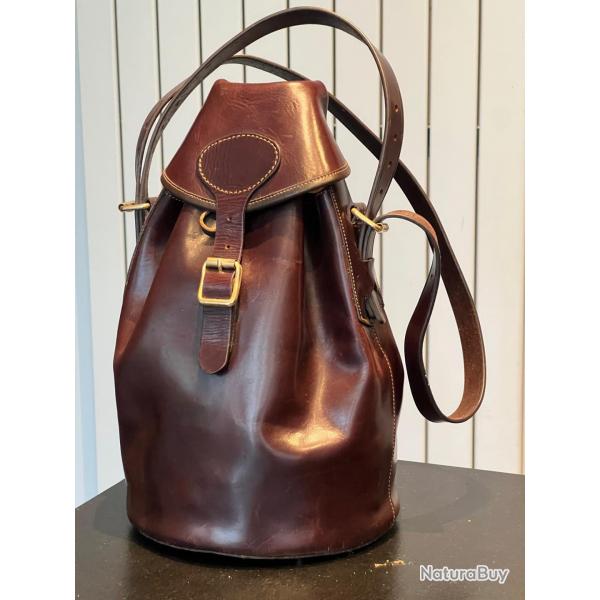 Sac � cartouches en cuir Rey Pavon, �tat neuf