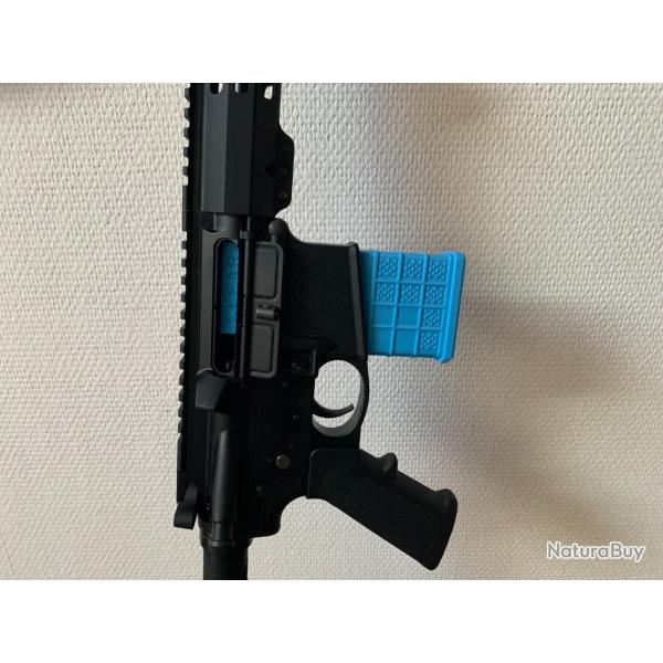 temoin chambre vide ar15 bleu