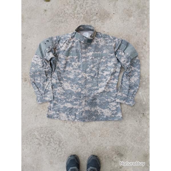 Veste ACU RipStop camouflage ArPat de l'US Army en NyCo