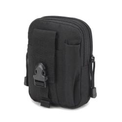 Pochette Molle Compacte Nylon &Eacute;tanche Grand Rangement Multi Fixation Randonn&eacute;e Outdoor