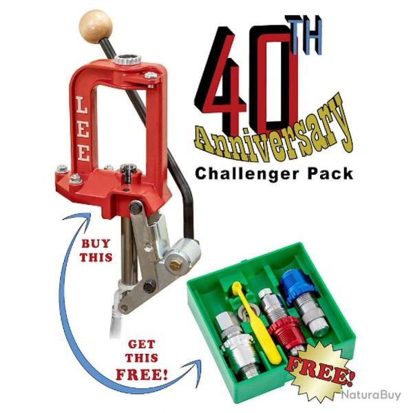 Presse de rechargement LEE Breech Lock Challenger III avec matrices 308 Win