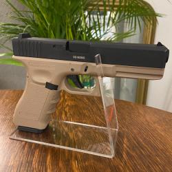 R&eacute;plique Airsoft Pistolet SAIGO 17 Blowback Gaz CO2 310 FPS - GLOCK 17 Tan