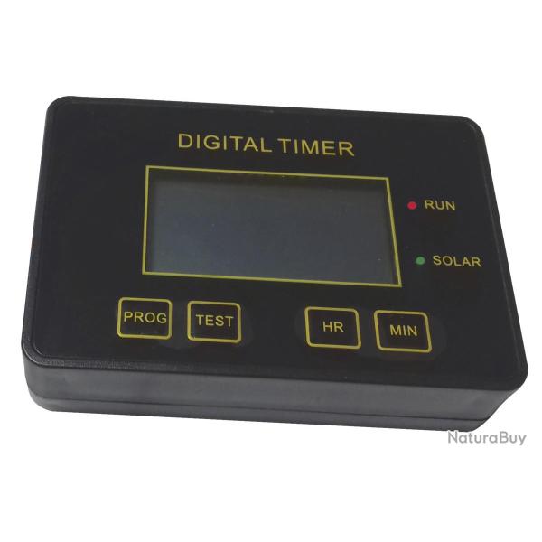 Montre digitale pour agrainoir 6 volts