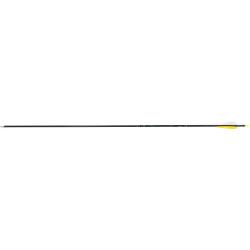 Fl&egrave;che Avalon Tyro 4.2 Trad Carbone Plumes Naturelles 700 Encoche Jaune 30" 90 gr Blanc/Jaune/Jaune