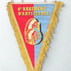 (107.001) Fanion du 6&egrave; R&eacute;giment d'Artillerie