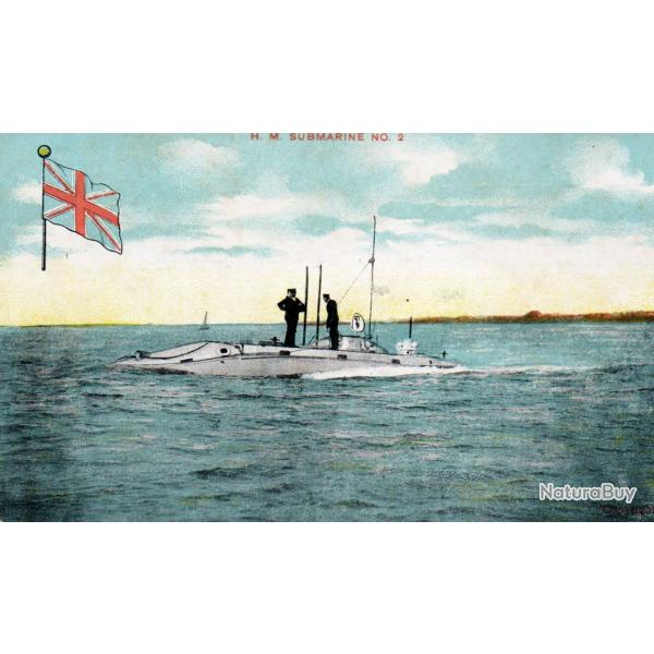 Carte postale sous-marin H.M. Submarine No. 2 -N�3650