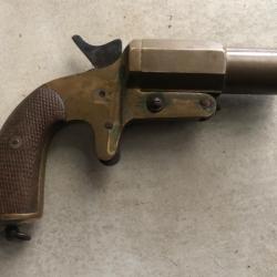 PISTOLET LANCE FUS&Eacute;E MLE 17 AVIATION 1914 M&Eacute;CANISME BLOQU&Eacute;